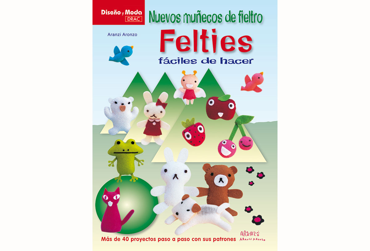 RD49014 Libro FIELTRO Nuevos munecos de fieltro felties El drac