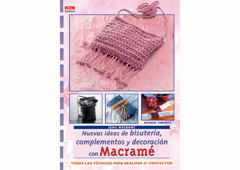 RD52002 Revista MACRAME Nuevas ideas de bisuteria complementos y decoraciono con macrame El drac - Ítem