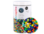 ROC-OPAQ-5-B500GR-MC Rocailles en verre N5 multicolore opaque diam 3 8mm 500gr aprox Innspiro - Article