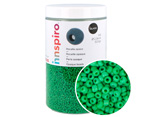 ROC-OPAQ-9-B500GR-G Rocailles en verre opaque N9 vert pomme diam 2 3mm 500gr aprox Innspiro - Article