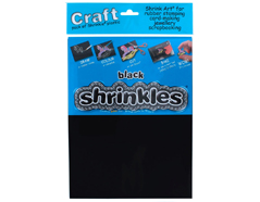 S1304 Feuilles lisses plastique magique black Shrinkles - Article
