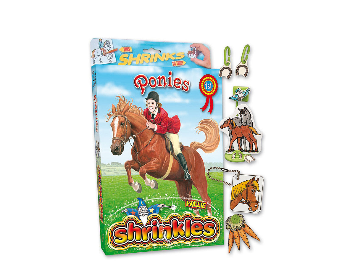 S1424 Kit plastico magico Ponies con multiples disenos y accesorios Shrinkles