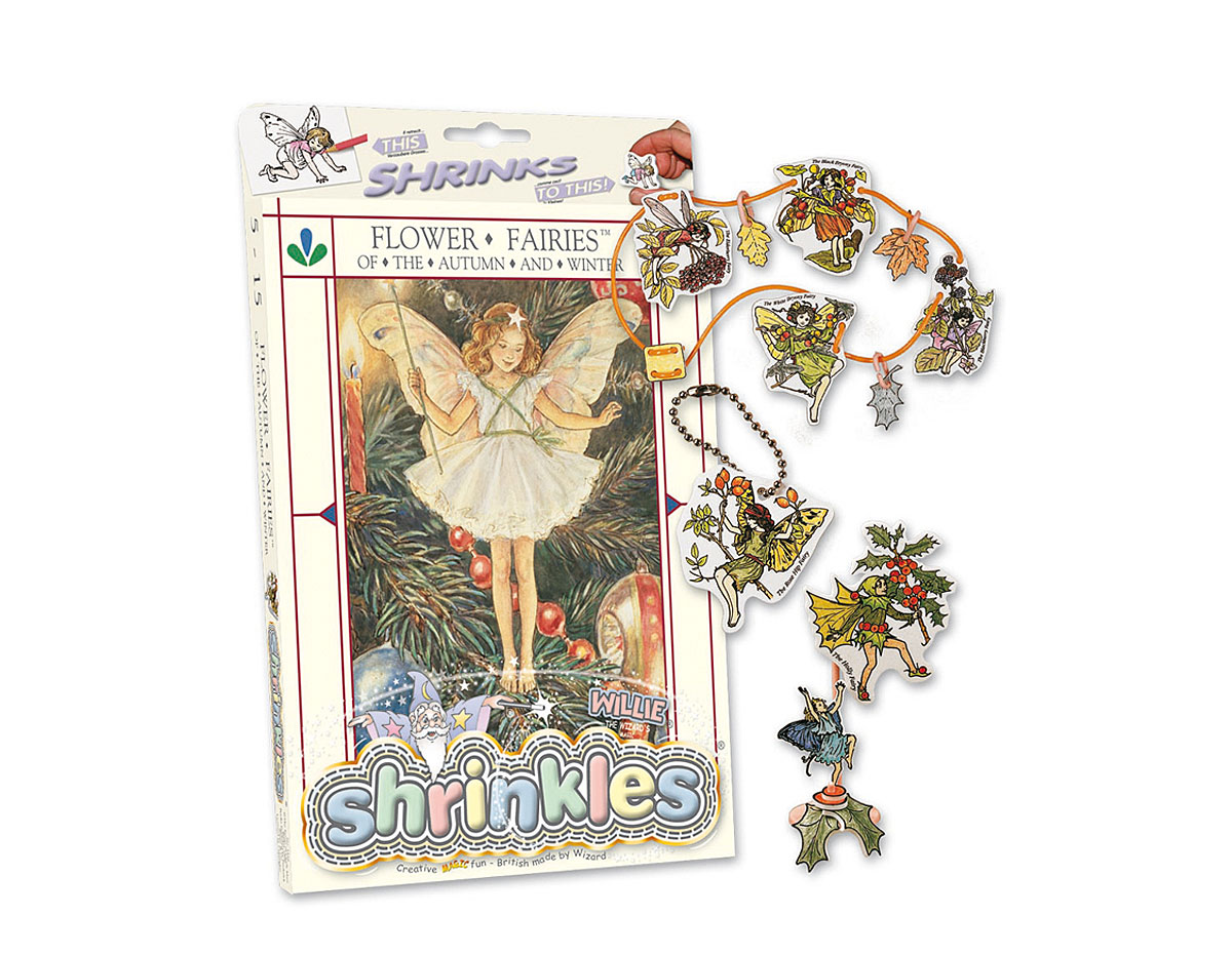 S1428 Kit plastico magico Autumn and Winter con multiples disenos y accesorios Shrinkles