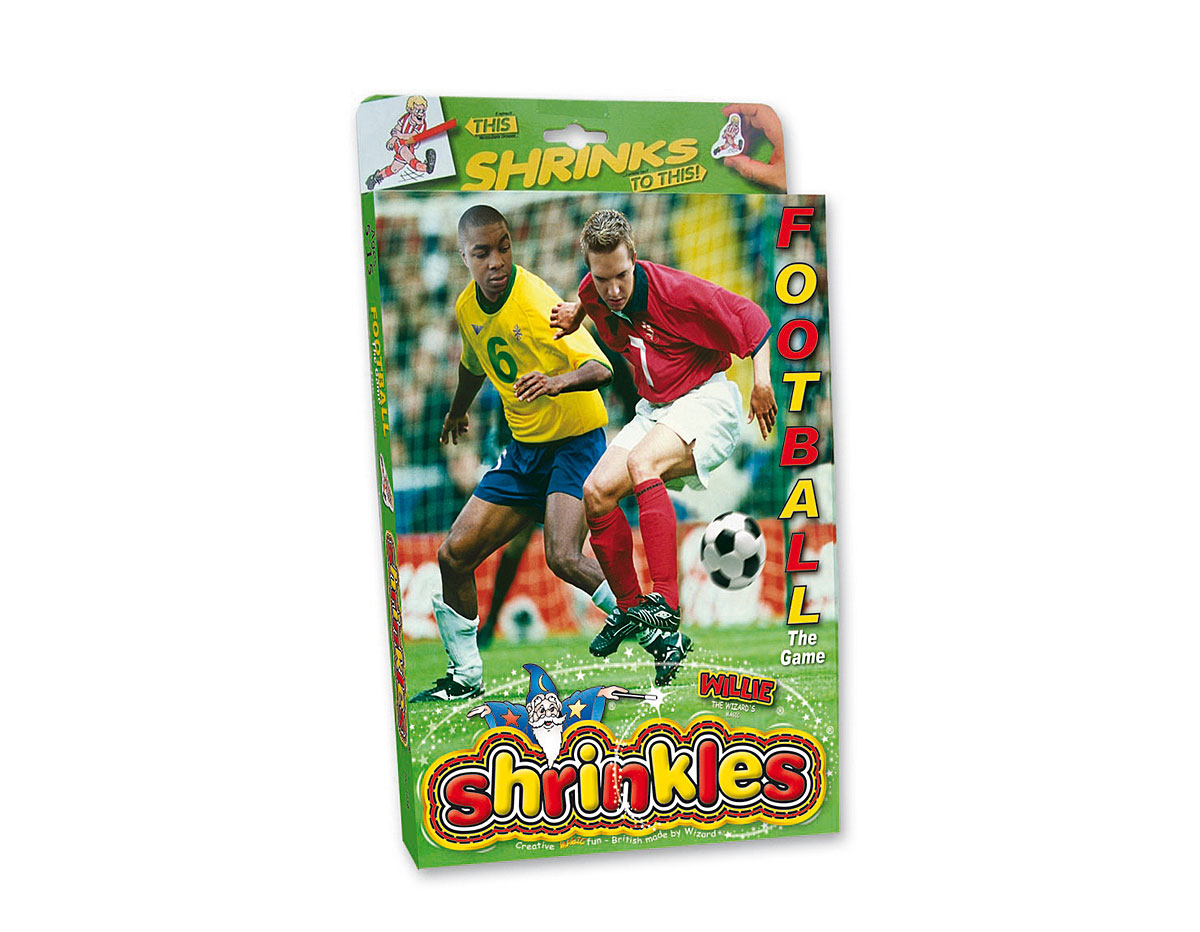 S1429 Kit plastique magique Football The Game avec multiples designs et accessoires Shrinkles