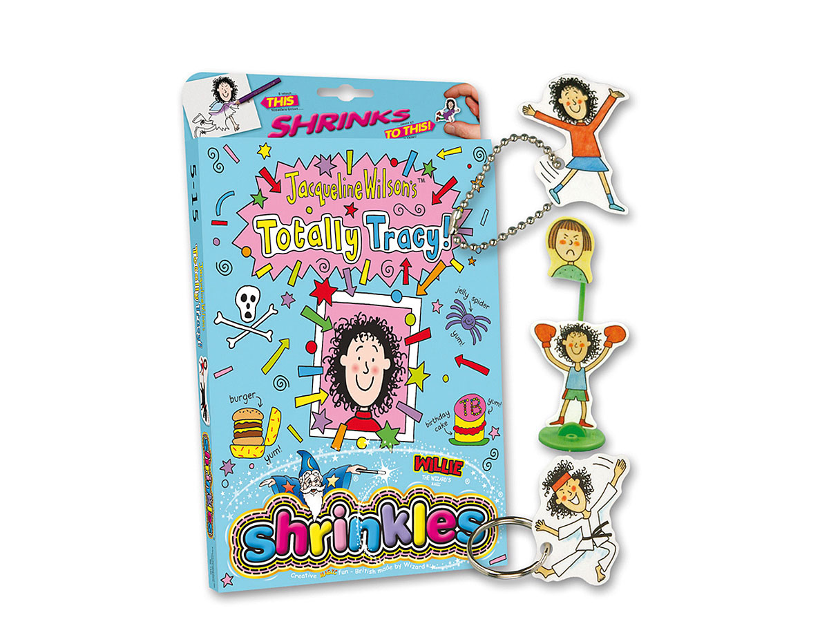 S1441 Kit plastico magico Jacqueline Wilson s Totally Tracy con multiples disenos y accesorios Shrinkles