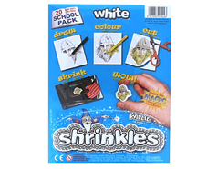 S1502 Feuilles lisses plastique magique white Shrinkles - Article