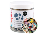 SP-213500 Perles ceramique formes et tailles assorties 300gr 100u Aprox Innspiro - Article
