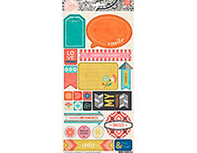 SPC-4531 SPICE MARKET - 5X12 TITLE STICKERS Basic Grey - Article