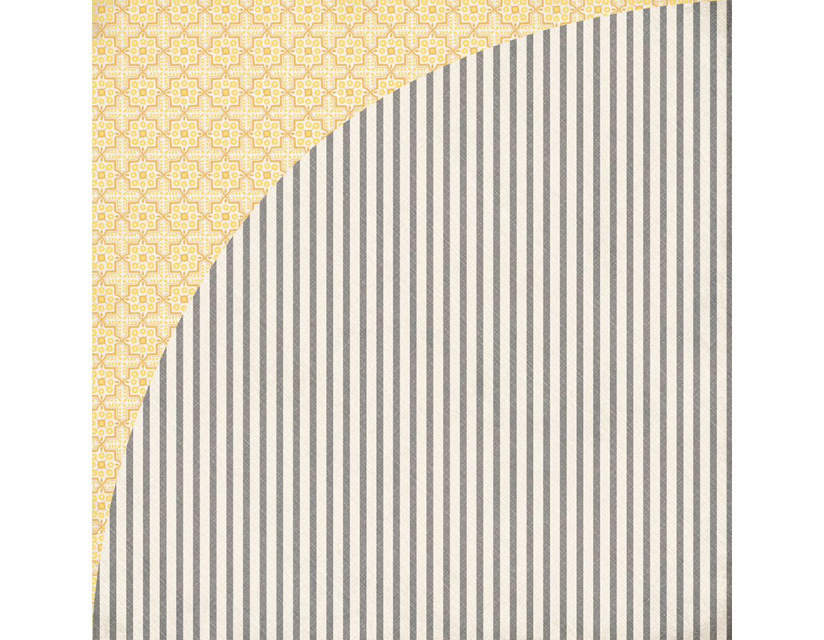 SUN-4959 Papel doble cara SUN KISSED Mosaic Basic Grey