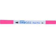 TEM-33 Rotulador para EMBOSS dual color rosa cereza caligrafia 1 Tsukineko - Ítem