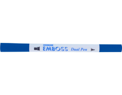 TEM-8 Rotulador para EMBOSS dual color azul ultramarino caligrafia 1 Tsukineko - Ítem