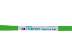 TEM2-12 Rotulador para EMBOSS dual color verde primavera caligrafia 2 Tsukineko - Ítem