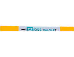 TEM2-1 Rotulador para EMBOSS dual color amarillo limon caligrafia 2 Emboss - Ítem