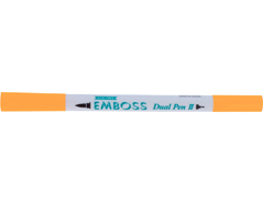 TEM2-2 Rotulador para EMBOSS dual color tangerina caligrafia 2 Tsukineko - Ítem