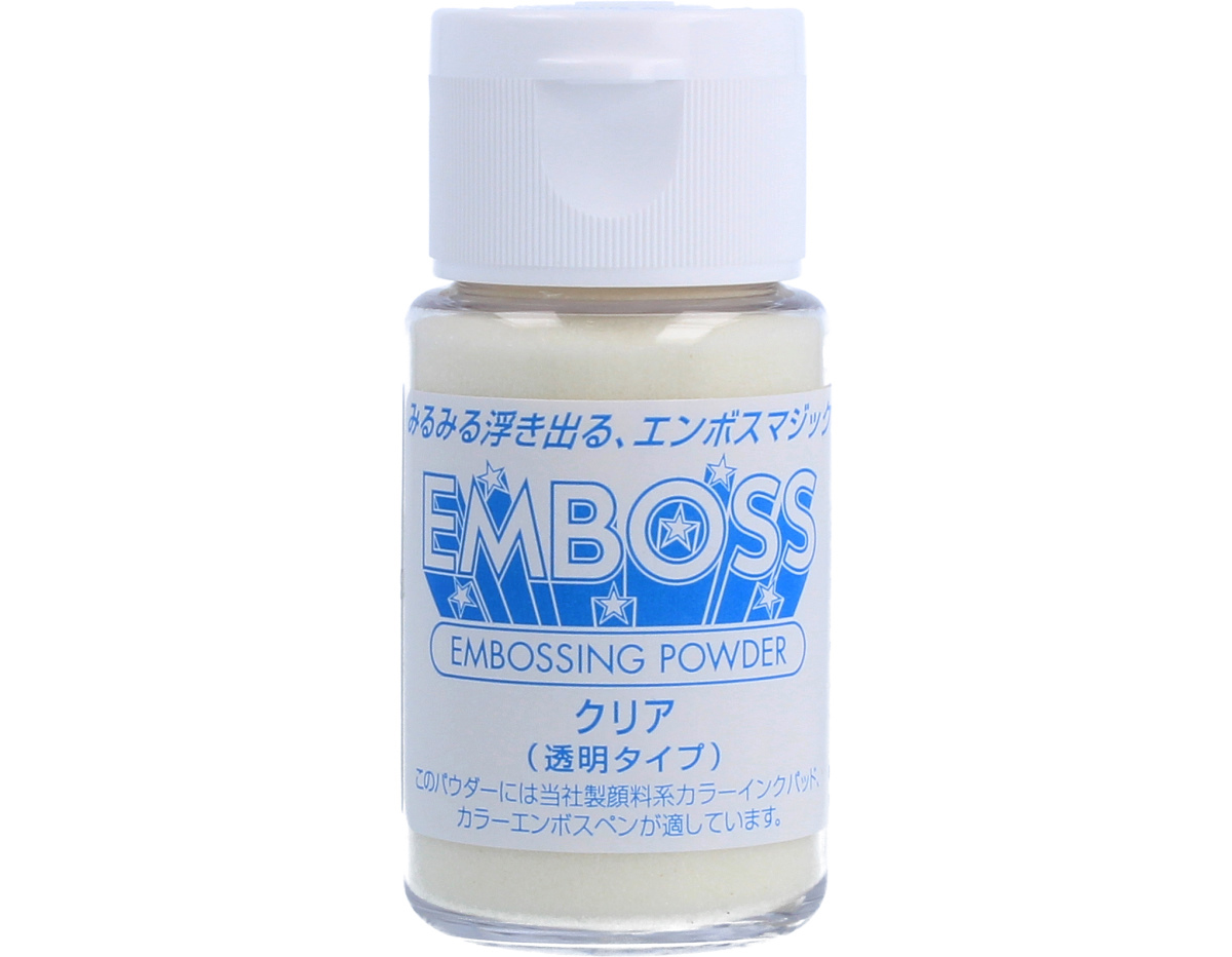 TEP-305 Poudre pour emboss couleur transparente Tsukineko