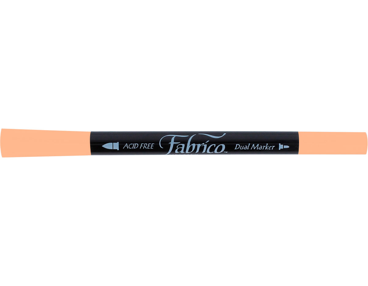 TFAM-132 Feutre pour textile translucide couleur abricot double pointe pinceau balle Tsukineko