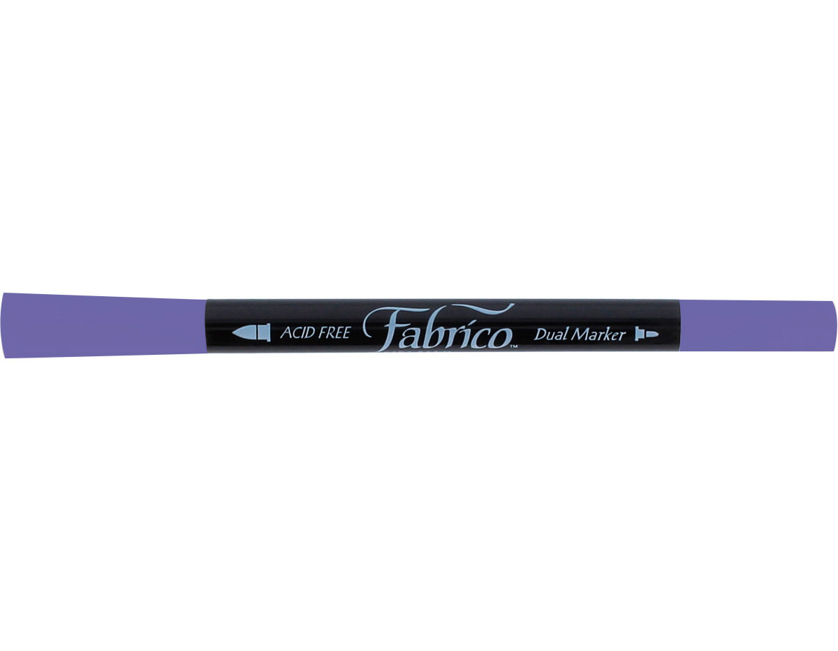 TFAM-136 Rotulador para textil FABRICO MARKERS translucido glicinia doble punta pincel bala Tsukineko