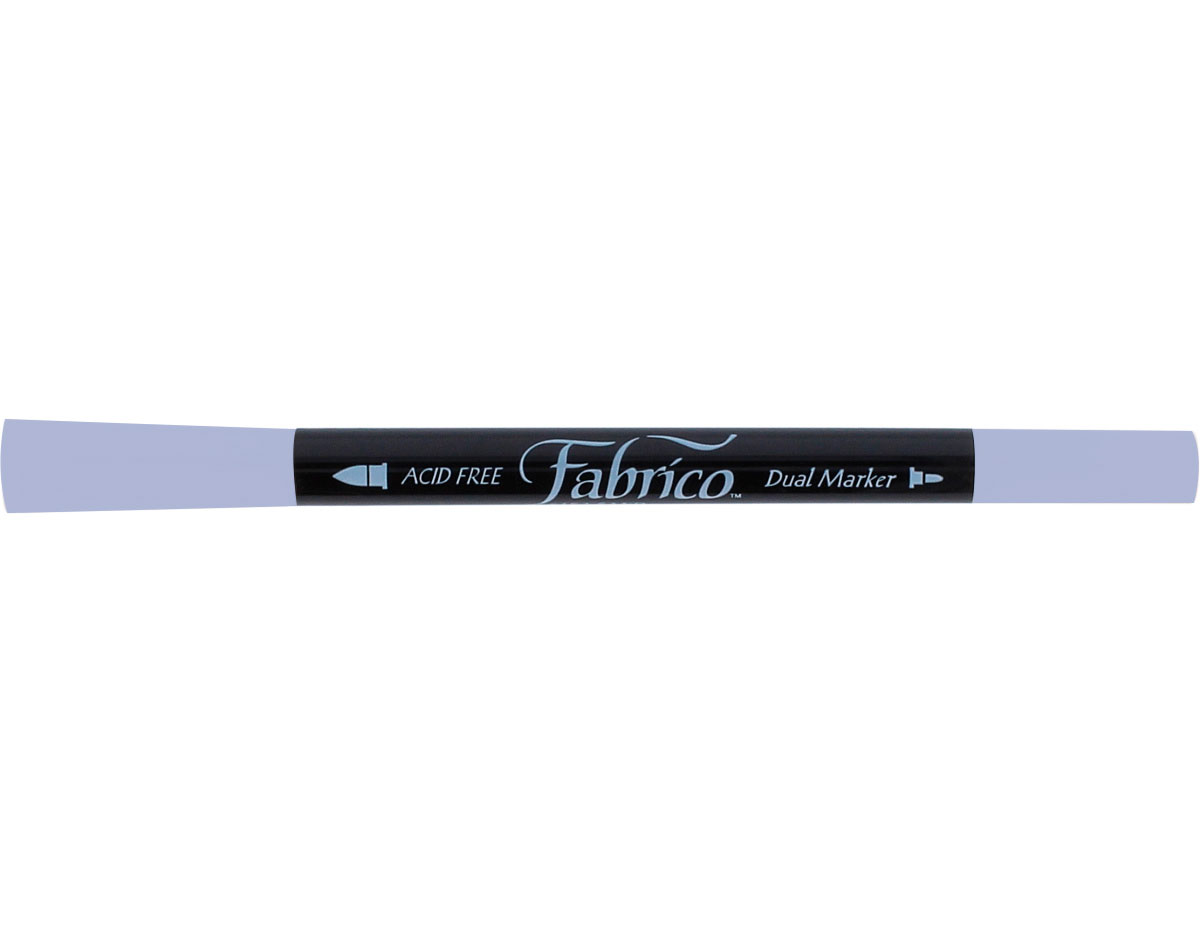 TFAM-137 Rotulador para textil FABRICO MARKERS translucido lila palido doble punta pincel bala Tsukineko