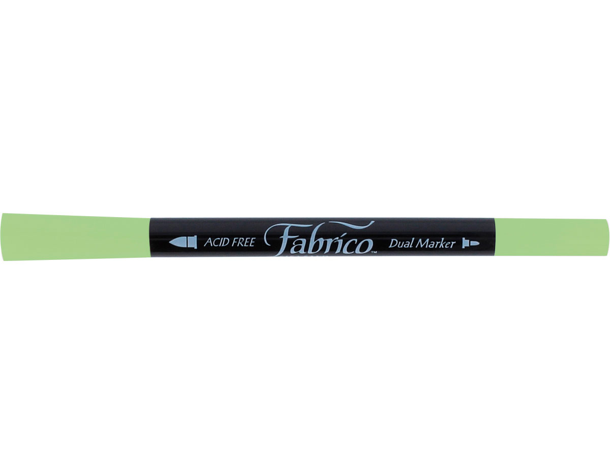 TFAM-141 Feutre pour textile translucide couleur kiwi double pointe pinceau balle Tsukineko