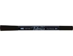 TFAM-182 Rotulador para textil FABRICO MARKERS translucido negro real doble punta pincel bala Tsukineko - Ítem