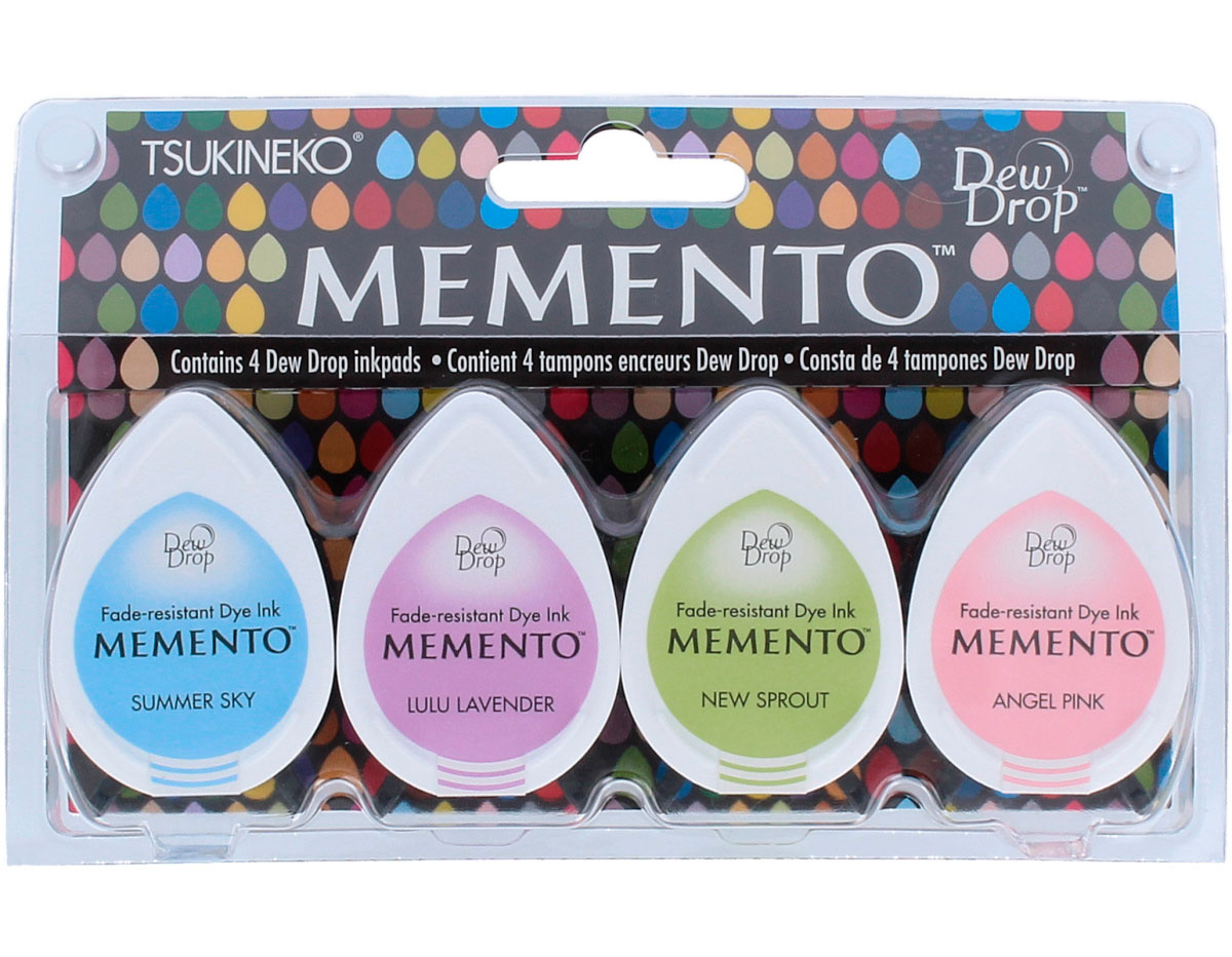 TMD-100-014 Set 4 almohadillas de tinta translucida MEMENTO oh baby Tsukineko
