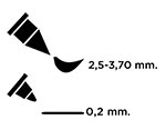 TPM-802 Feutre illustration dual tip croquant d arachide Tsukineko - Article2