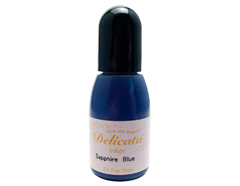 TRC-318 Tinta DELICATA color BRILLANTE Azul zafiro recarga 15ml Bote canula Tsukineko - Ítem