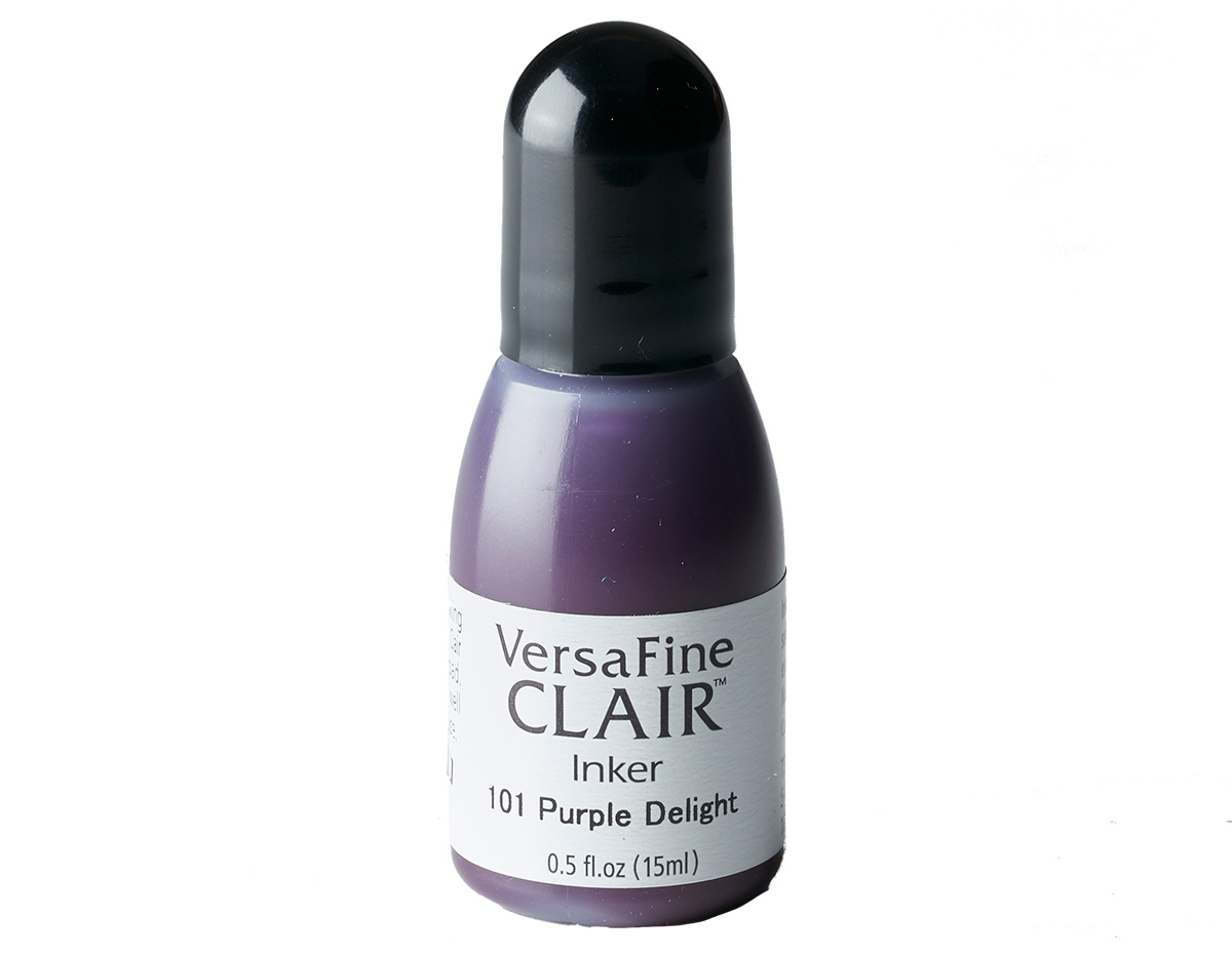 TRF-101 Encre VERSAFINE CLAIR couleur violet delice recharge 15ml pot de canule Tsukineko