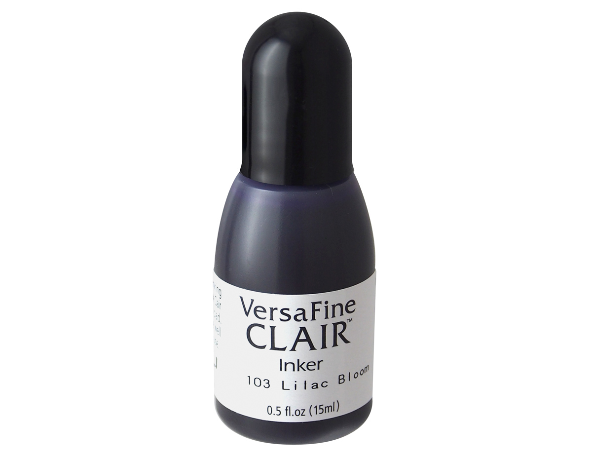 TRF-103 Tinta VERSAFINE CLAIR Color Lila Floracion recarga 15ml Bote canula Tsukineko