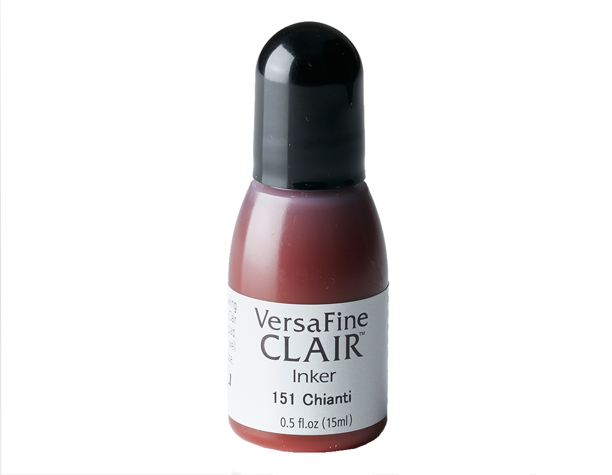 TRF-151 Tinta VERSAFINE CLAIR color chianti recarga 15ml Bote canula Tsukineko