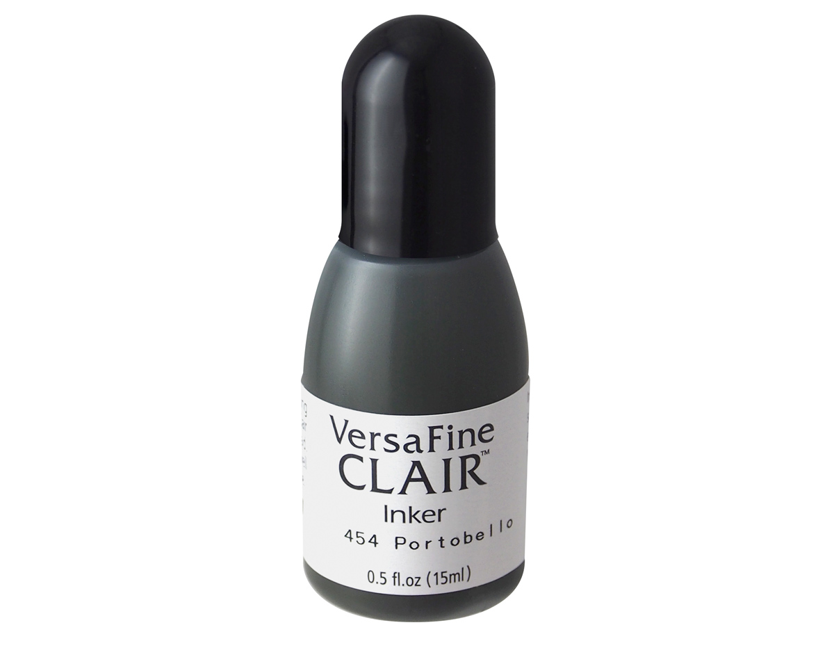 TRF-454 Tinta VERSAFINE CLAIR Color Marron Portobello recarga 15ml Bote canula Tsukineko