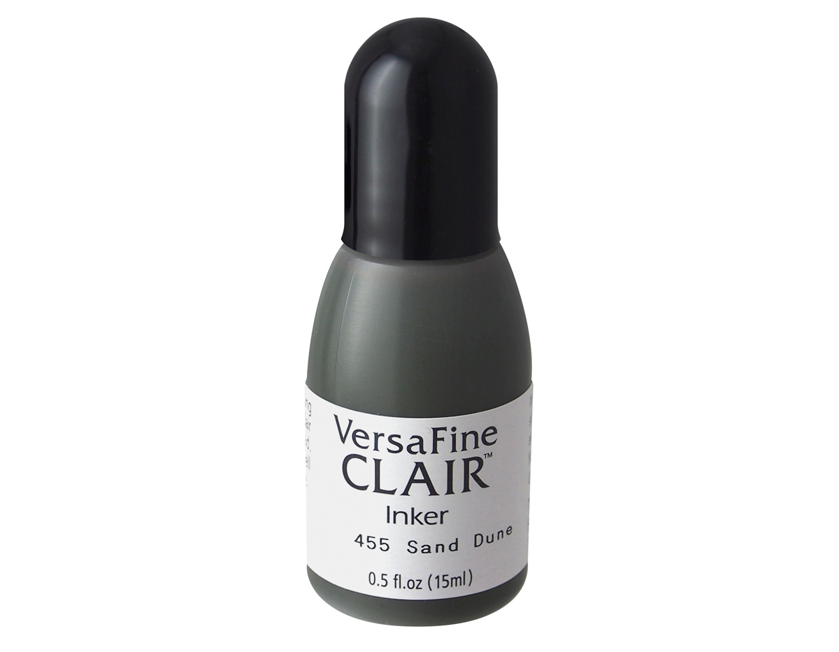 TRF-455 Tinta VERSAFINE CLAIR Color Marron Duna de arena recarga 15ml Bote canula Tsukineko