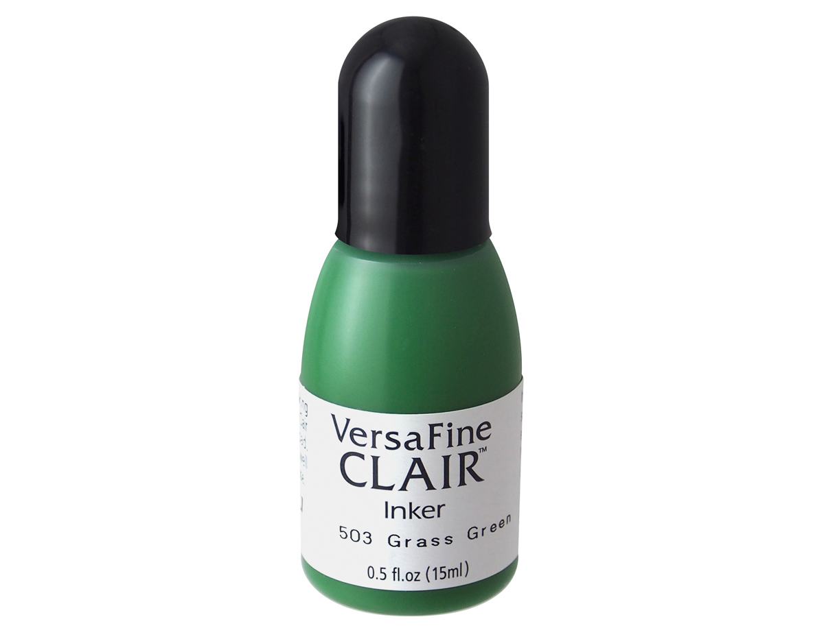 TRF-503 VERSAFINE CLAIR Encre Couleur Vert Herbe recharge 15ml pot de canule Tsukineko