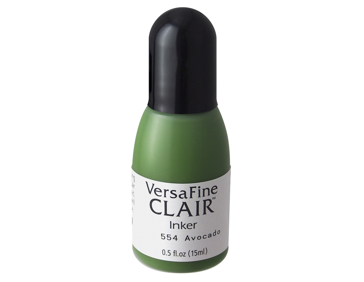 TRF-554 VERSAFINE CLAIR Encre Couleur Vert Avocat recharge 15ml pot de canule Tsukineko