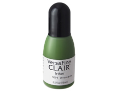 TRF-554 VERSAFINE CLAIR Encre Couleur Vert Avocat recharge 15ml pot de canule Tsukineko - Article