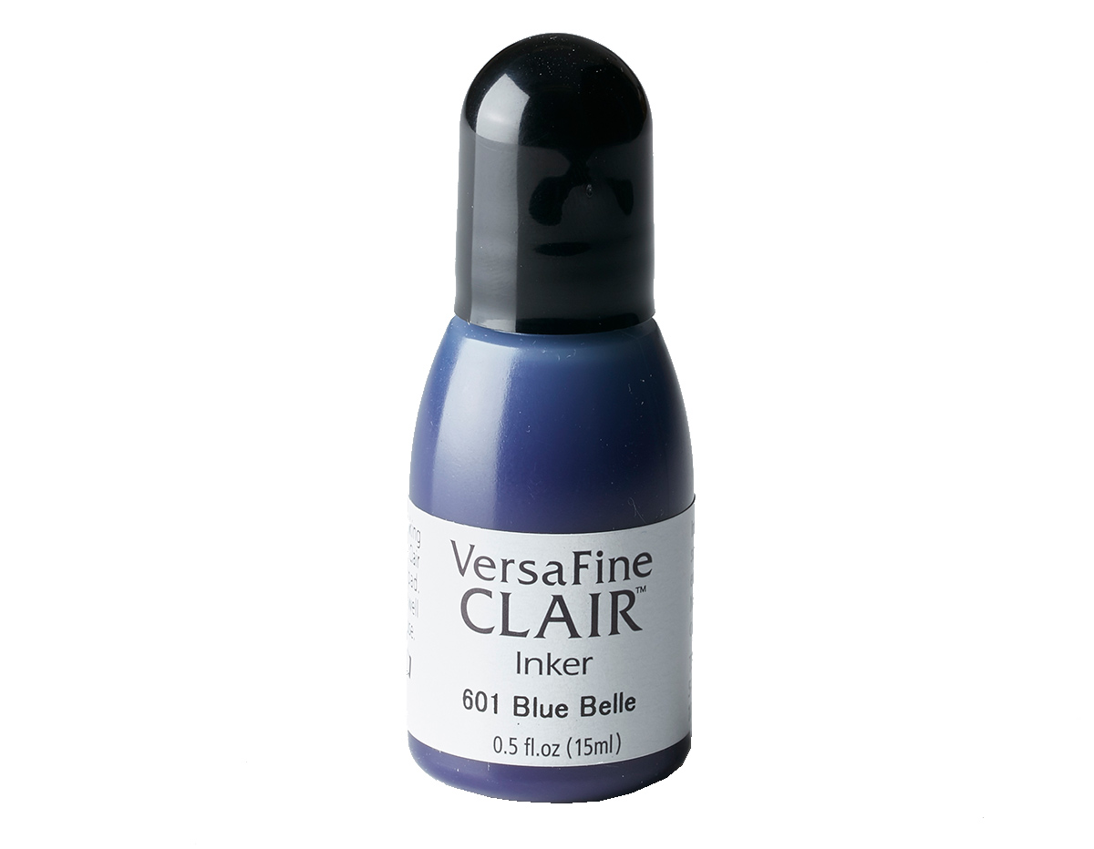 TRF-601 Tinta VERSAFINE CLAIR color belle azul recarga 15ml Bote canula Tsukineko