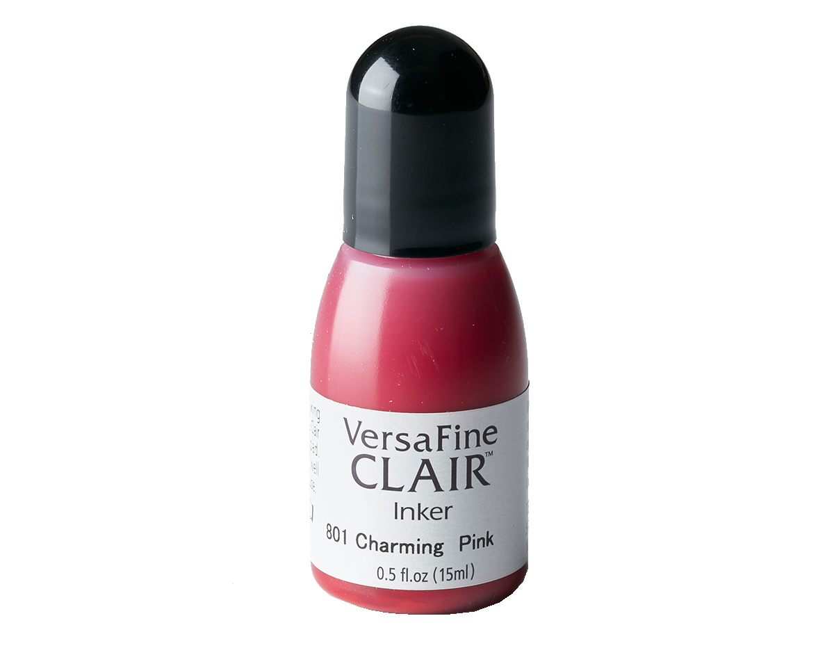 TRF-801 Tinta VERSAFINE CLAIR color rosa encantador recarga 15ml Bote canula Tsukineko