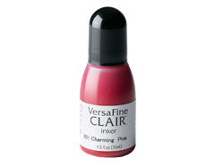 TRF-801 Tinta VERSAFINE CLAIR color rosa encantador recarga 15ml Bote canula Tsukineko - Ítem