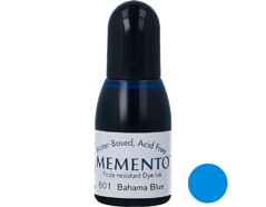 TRM-601 Encre couleur bleu Bahamas translucide recharge Tsukineko - Article