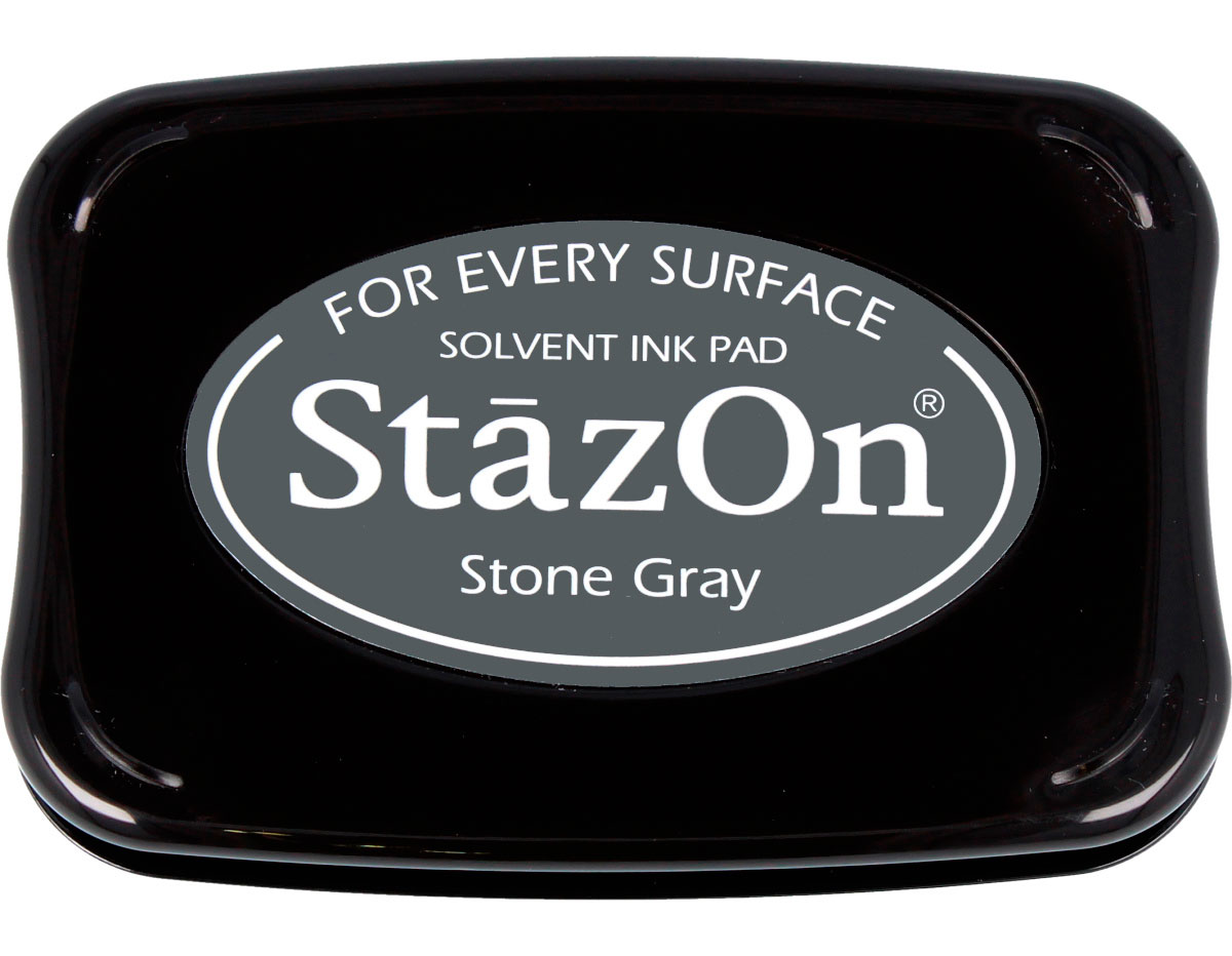 TSZ-32 Tinta STAZON para vidrio y plastico color gris piedra Tsukineko
