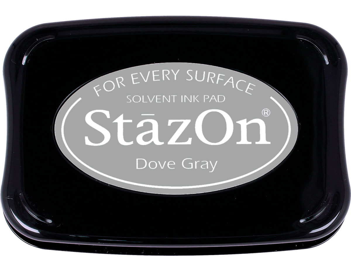 TSZ-33 Tinta STAZON para vidrio y plastico color gris paloma Tsukineko