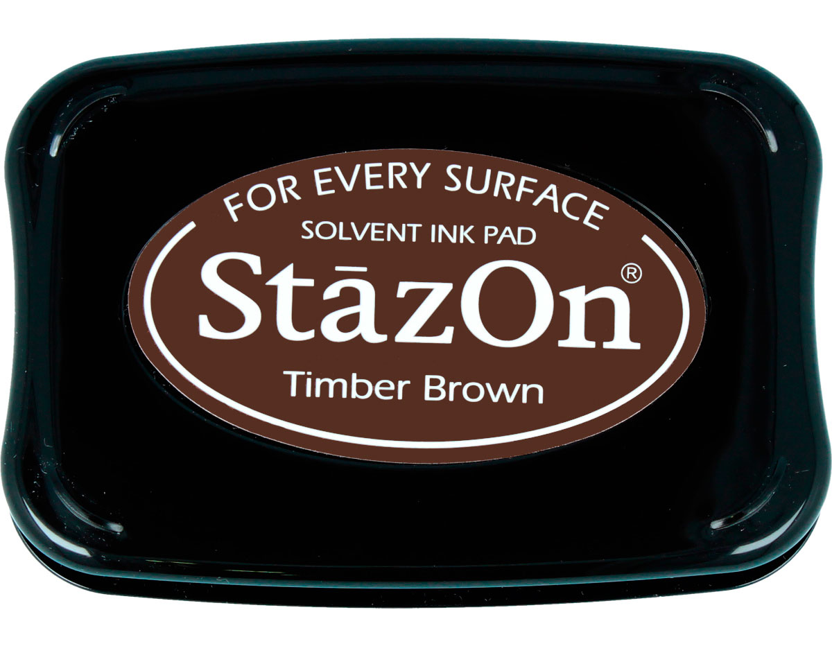 TSZ-41 Tinta STAZON para vidrio y plastico color marron madera Tsukineko