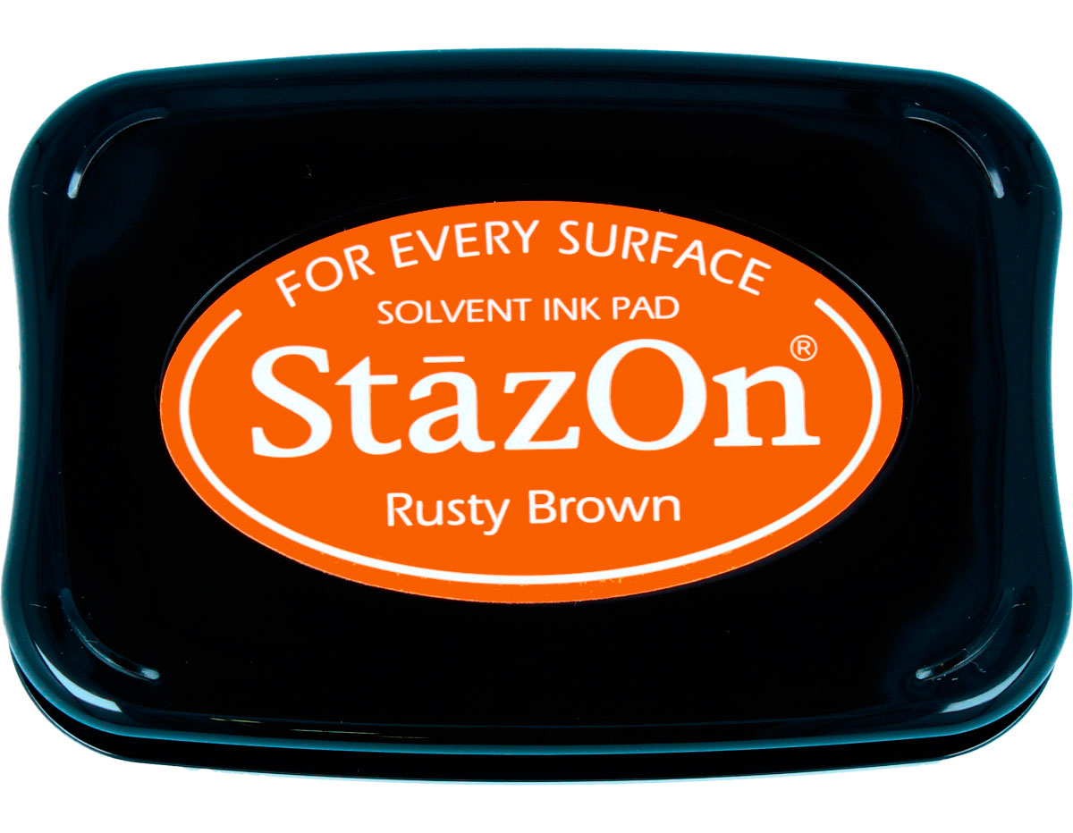 TSZ-42 Tinta STAZON para vidrio y plastico color marron oxido Tsukineko