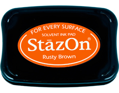 TSZ-42 Tinta STAZON para vidrio y plastico color marron oxido Tsukineko - Ítem