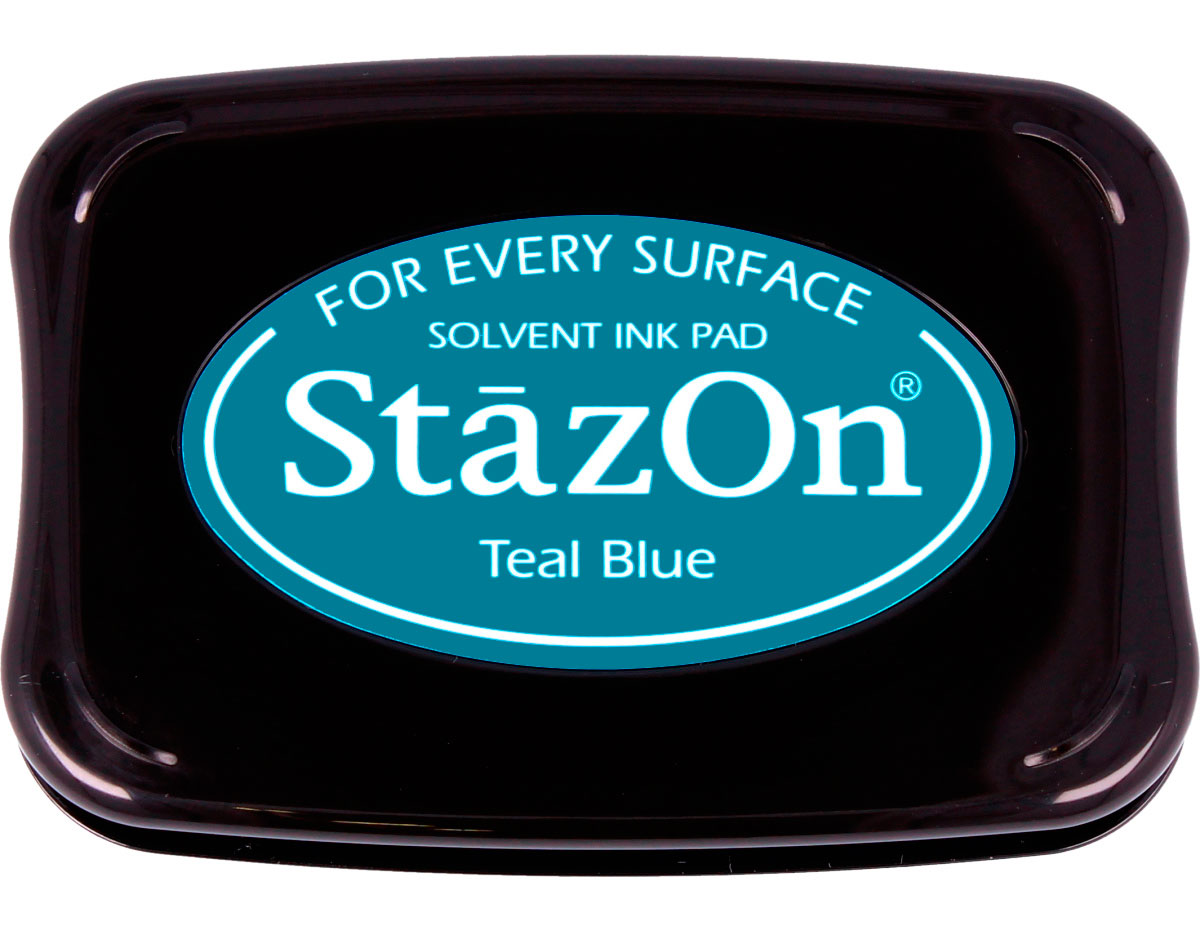 TSZ-63 Tinta STAZON para vidrio y plastico color azul verdoso Tsukineko