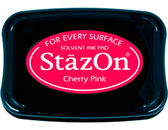 TSZ-81 Tinta STAZON para vidrio y plastico color rosado cereza Tsukineko - Ítem