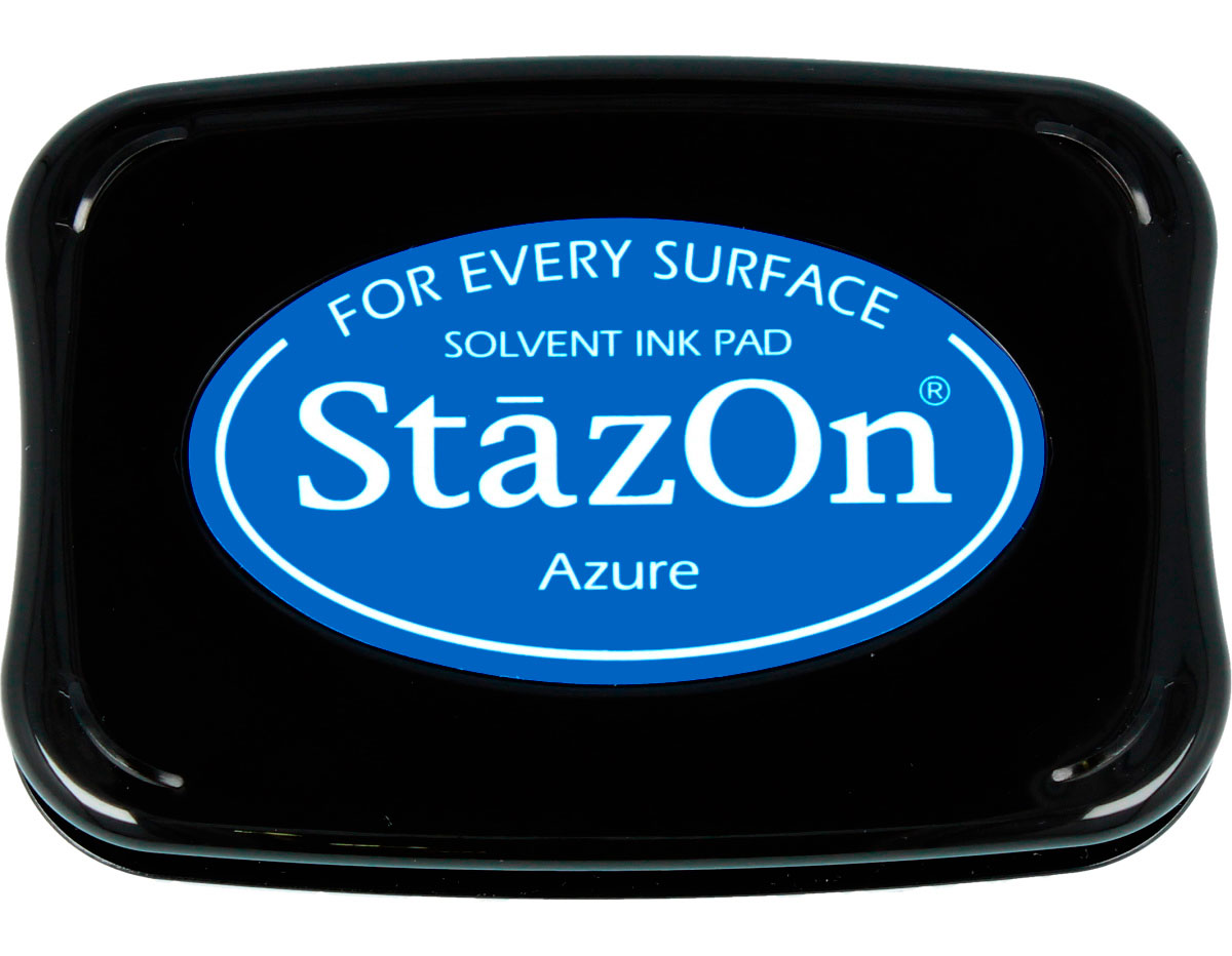 TSZ-95 Tinta STAZON para vidrio y plastico color azul celeste Tsukineko
