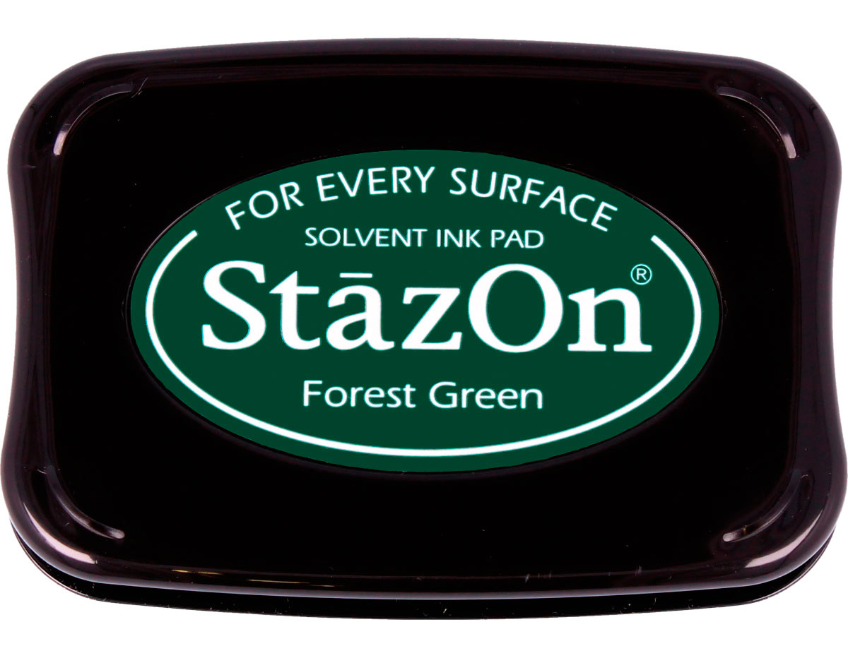 TSZ-99 Tinta STAZON para vidrio y plastico color verde bosque Tsukineko