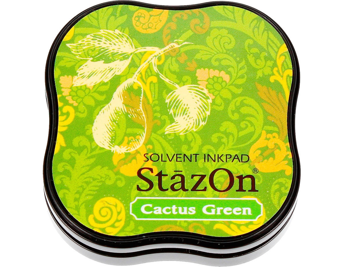 TSZ-MID-52 Tinta STAZON MIDI para vidrio y plastico color verde cactus Tsukineko