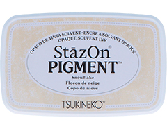 TSZ-PIG-001 Tinta STAZON PIGMENT para vidrio y plastico color blanco opaco Tsukineko - Article